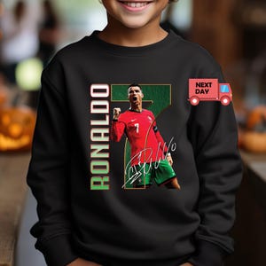 Kids Ronaldo Soccer Sweatshirt: CR7 Fan Hoodie