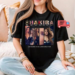 Las Mujeres Ya No Lloran World Tour Shirt, Shakira Fan T-Shirt, Shakira 2025 Concert Shirt, Shakira Concert Shirt, Lmynl Tee - KaelionDesign
