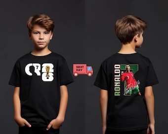 Cristiano Ronaldo 2026 Shirt , CR7 Soccer T-Shirt , Football Fan Tee for Kids & Adults