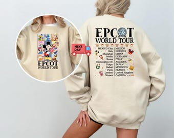 Disney Epcot Sweatshirt , Family Disney Trip Hoodie , Disneyland Vacation Shirt