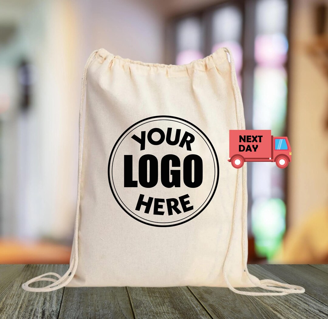 Personalized Text Tote Bag – Custom Logo Design - Etsy