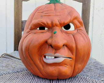 カボチャ型 陶器 ハロウィン ヴィンテージ ハロウィン 陶器型 かぼちゃ 擬人化 ジャック・オー