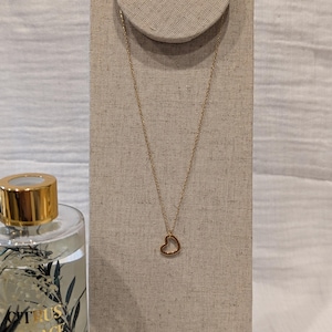 Heart steel necklace