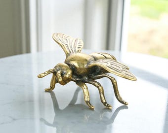 Messing Biene Figur Sammler Handgemachte Insekt Skulptur Natur Dekor