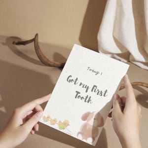 Teddy Bär Meilenstein Tracker | Druckbare Neugeborene Memory Karten | Bearbeitbare monatliche Baby-Meilensteine | Sofortdownload | Süßer Teddybär