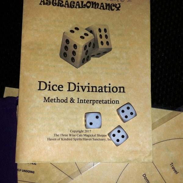 Dice Divination Kit--Divination Astrogalomancy Prediction Future
