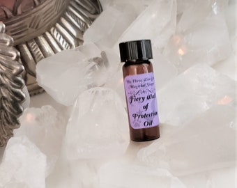 Fiery Wall of Protection Anointing Oil--Potent Protection, Archangel Michael, Flaming Sword, Divine Protection