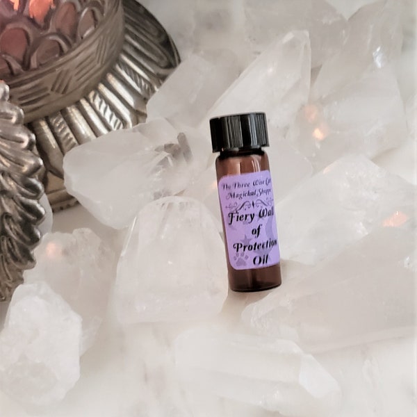 Fiery Wall of Protection Anointing Oil--Potent Protection Archangel Michael Flaming Sword DIvine Protection