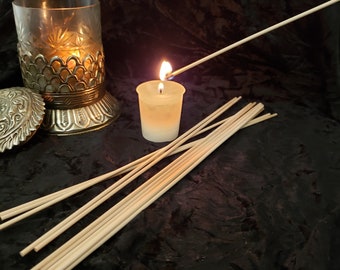 Wood Lighting Tapers--12 inch Candle Lighting Sticks, Thick Wood, Easy Light of Incense, Candles, Jar Candles