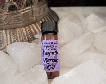 Empath Rescue Anointing Oil--Mental Spiritual & Emotional Strength and Support Protection Clarity Grounding Calming