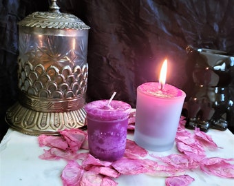 Healing Votive Candles--Promote Physical Spiritual Emotional, Healing Environment