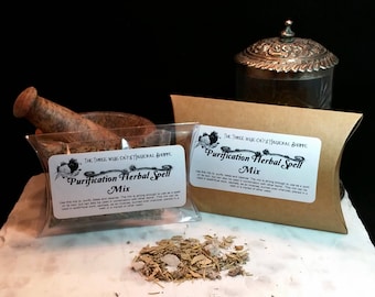 Purification Herbal Spell Mix--Purify Bless and Cleanse