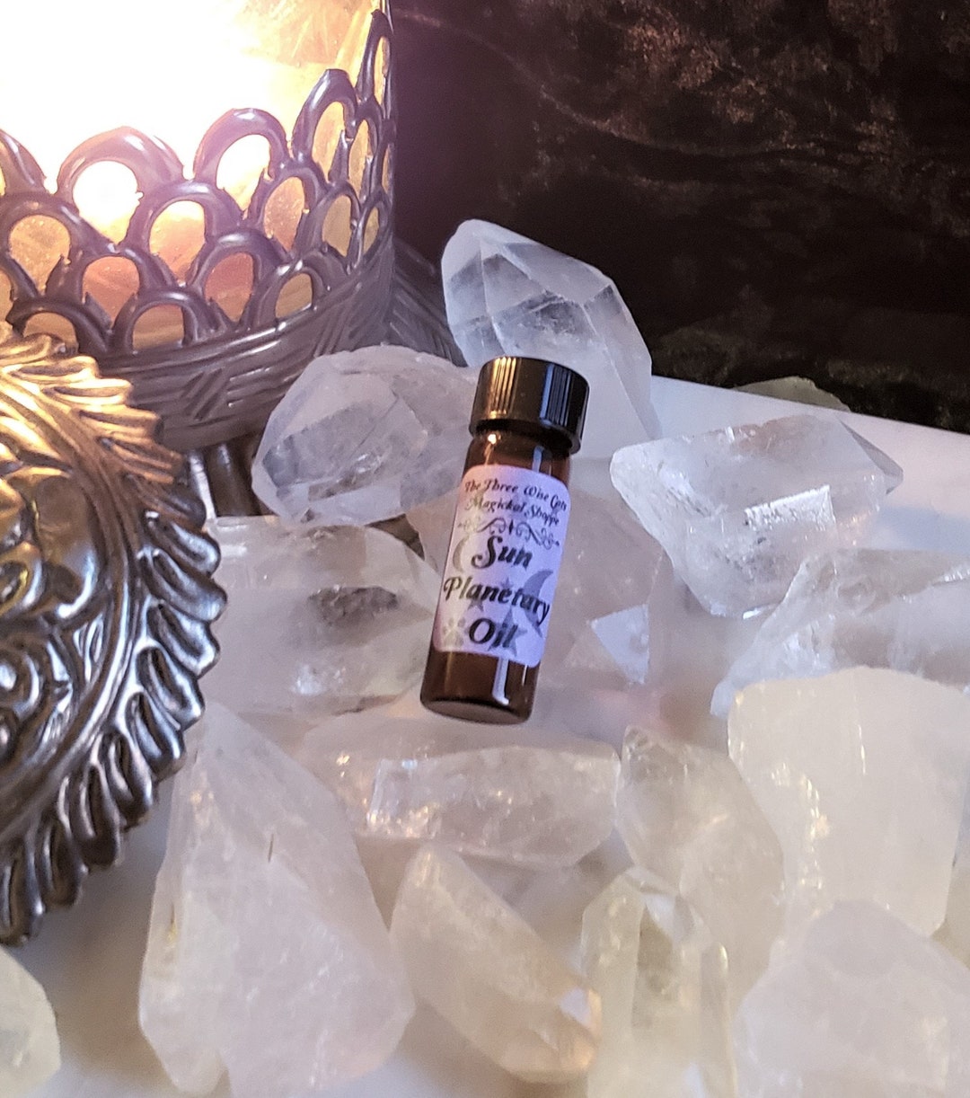 Planetary Ritual Oils Sun Planetary Anointing Oil -- Pride, Power, Success, Strength, Growth ...