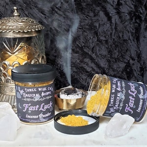 Fast Luck Incense Powder-Alter Your Luck Quickly Bring Money Business Positive Outcomes Luck Good Life Fortune
