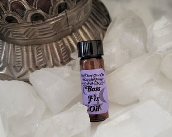 Boss Fix Anointing Oil--Get Noticed For Your Efforts Sweeten Your Boss Job Influence Improve Work Atmosphere Obtain Raise Positive Coworkers