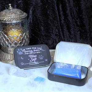 Blue Ritual Salt--Protection, Protect From Evil Eye, Healing, Justice, Legal Matter,s Enhance Magickal Intent, Invisibility