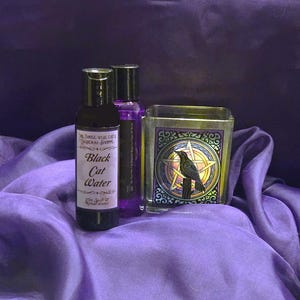 Black Cat Spell & Ritual Water--Good Luck, Good Fortune, Prosperity, Protection, Gambling Luck