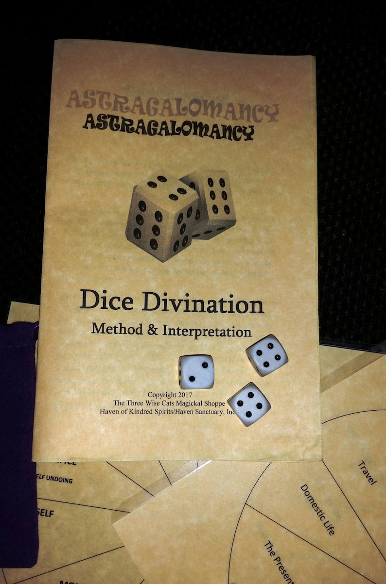 Dice Divination KitDivination Astrogalomancy Prediction Future image 1