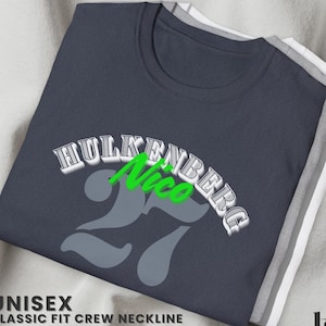 Nico Hulkenberg F1 Kick Sauber Driver T-Shirt: Cotton Gildan S-3XL