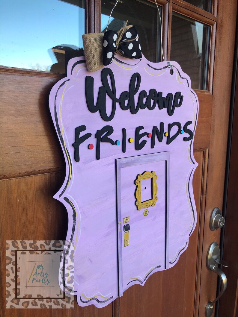 Free Free 164 Friends Purple Door Svg SVG PNG EPS DXF File