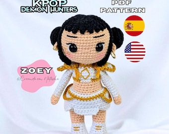 Zoey Crochet Pattern – Amigurumi PDF Digital Download - Etsy
