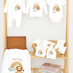 Personalized Baby Outfit 10-Piece Set: Organic Cotton Newborn Gift