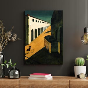 Mystery and Melancholy of a Street Print, Giorgio de Chirico Painting, Fine Art Print, Museum Quality Art, Modern Wall Decor Idea image 4