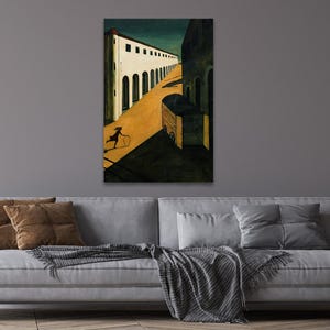 Mystery and Melancholy of a Street Print, Giorgio de Chirico Painting, Fine Art Print, Museum Quality Art, Modern Wall Decor Idea image 7