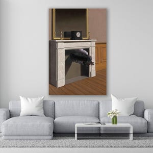 Rene magritte time transfixed - Etsy 日本