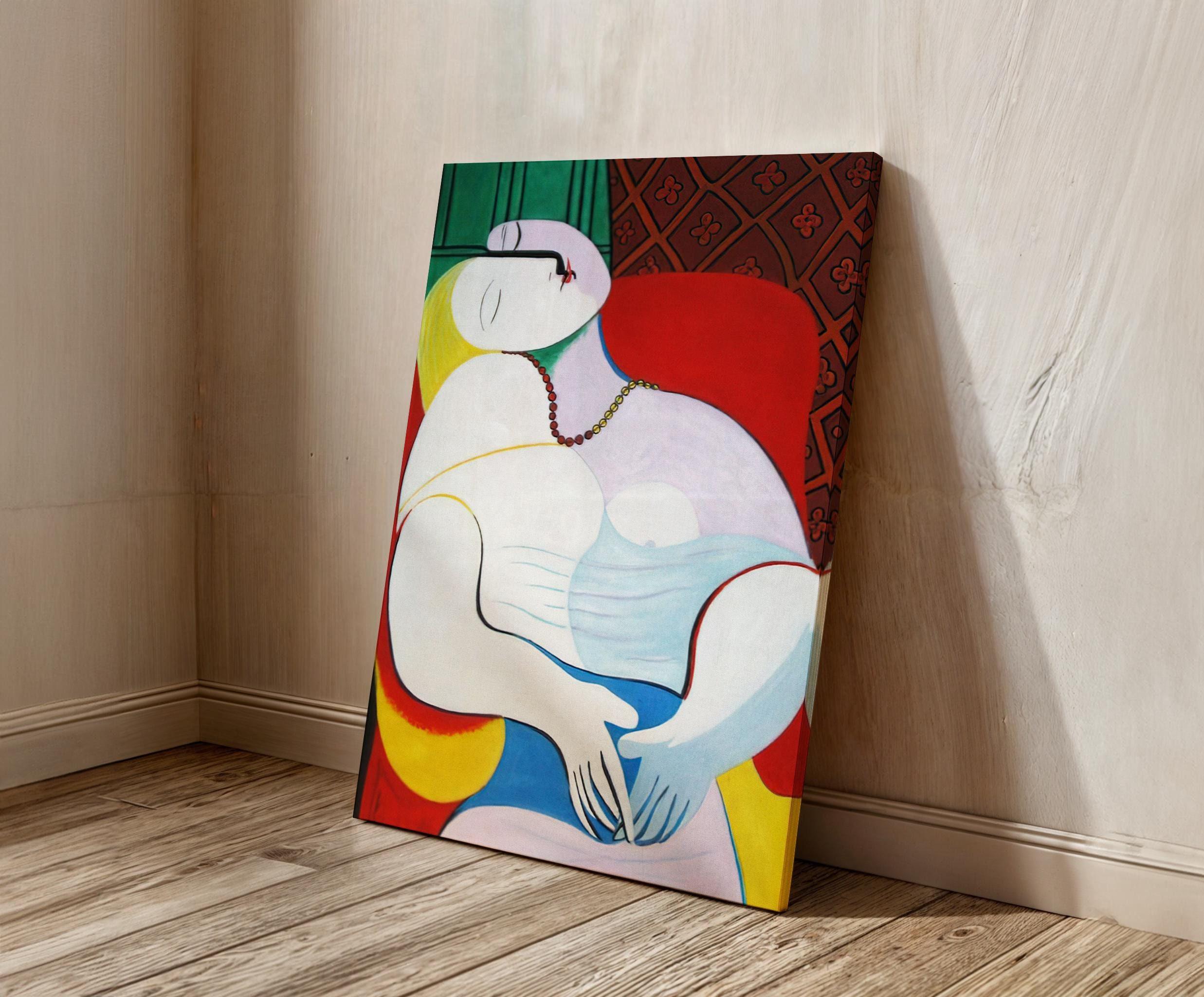 Pablo Picasso the Dream Wall Art, Picasso's Ready to Hang Canvas
