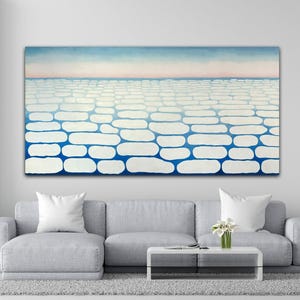 O&#39;Keeffe Canvas Wall Art, Georgia O&#39;Keeffe Sky Above Clouds Canvas Print - Serene Wall Decor Inspired by Nature, Sky Above Clouds Art Poster
