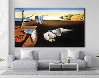 サルバドール・ダリ、記憶の固執の崩壊、複製キャンバスボックスアート