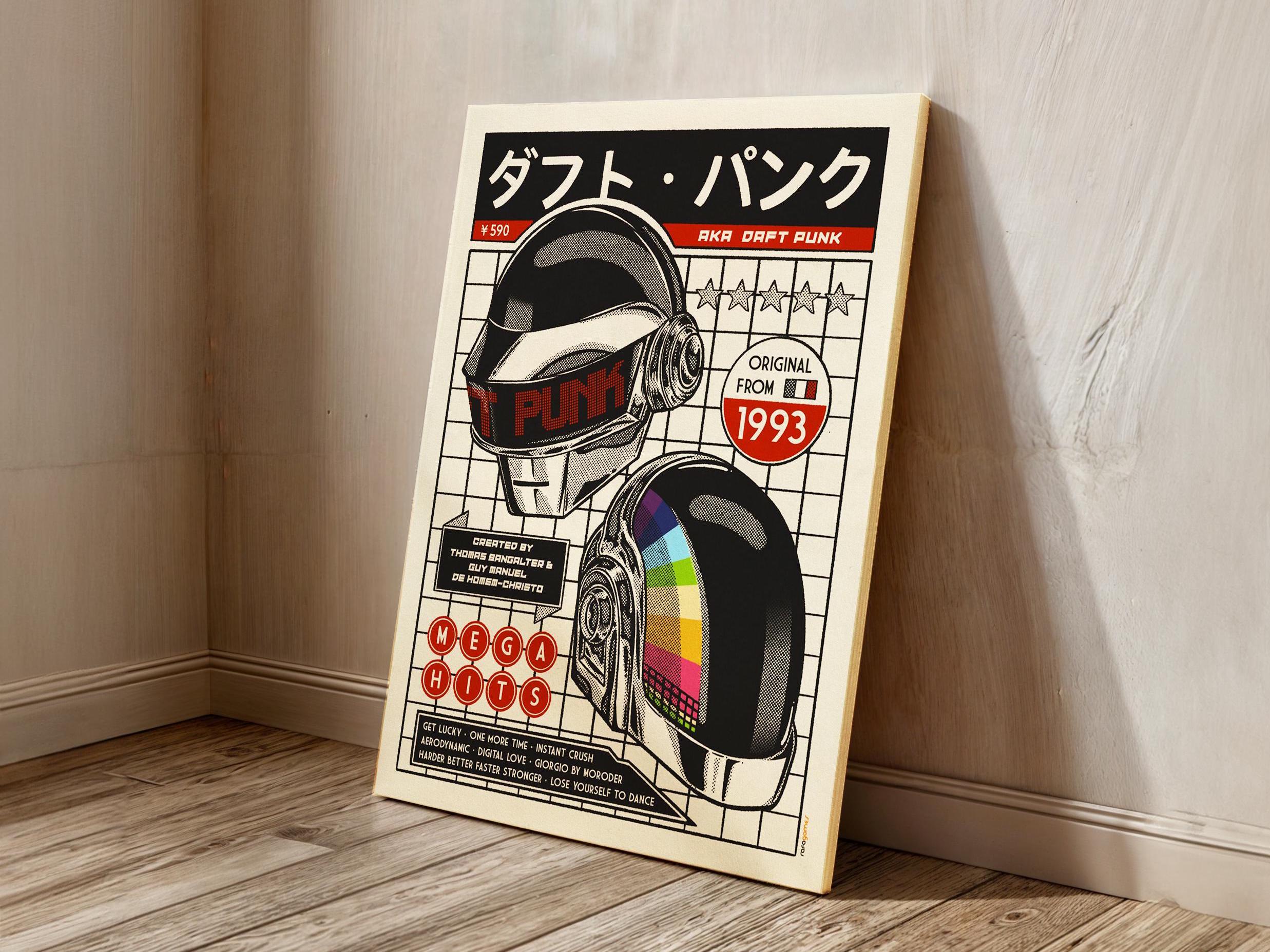 Daft Punk Japanese Poster - Etsy