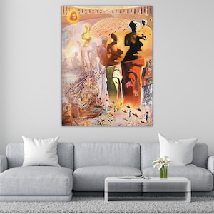 The Hallucinogenic Toreador by Salvador Dali, The Hallucinogenic Toreador Wall Art, Salvador Dali Artwork Canvas, Surrealist Art Poster