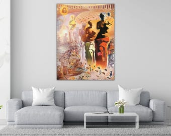 The Hallucinogenic Toreador by Salvador Dali, The Hallucinogenic Toreador Wall Art, Salvador Dali Artwork Canvas, Surrealist Art Poster