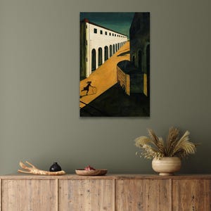 Mystery and Melancholy of a Street Print, Giorgio de Chirico Painting, Fine Art Print, Museum Quality Art, Modern Wall Decor Idea image 5