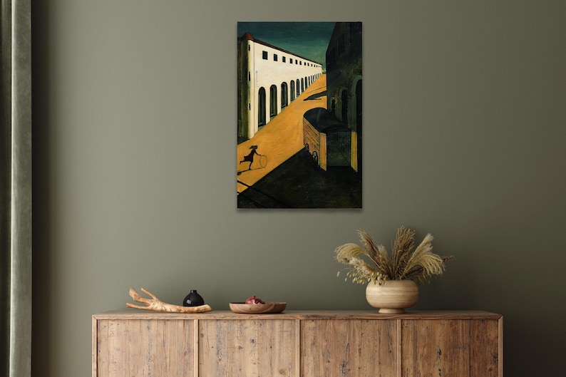 Mystery and Melancholy of a Street Print, Giorgio de Chirico Painting, Fine Art Print, Museum Quality Art, Modern Wall Decor Idea image 5