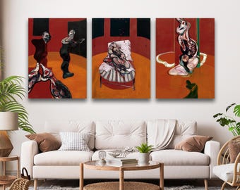 Three Studies for a Crucifixion Francis Bacon Triptych Hand