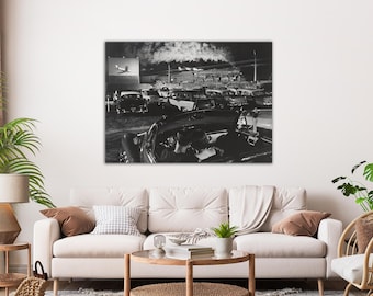 Hotshot Eastbound Print Poster, O. Winston Link Iconic Photograph