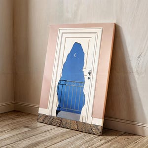 Rene Magritte L’acte de foi Paint Wall Art, Arte surrealista pronta para pendurar tela, Rene Magritte Artwork Print, Ideia de decoração de parede