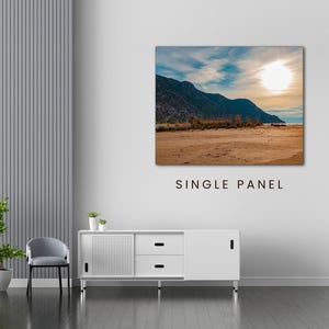 View to the Amalfi Coast by Carl Frederik Aagaard, Fine Art Print, Museum Quality Canvas Print, Amalfi Coast Beauty Wall Decor Idea image 6