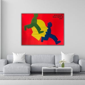 Welcome to Saint Denis Wall Art, Welcome to Saint Denis 2003 by Quarez Print, Bienvenue à Saint Denis Poster, Quarez Artwork Canvas Wall Art