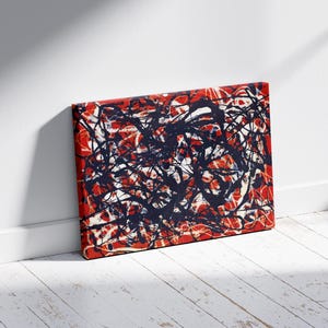 Jackson Pollock Wall Art, Large Abstract Painting, Drip Technique Art, Jackson Pollock, Modern Home Decor, Pollock Art Print Poster