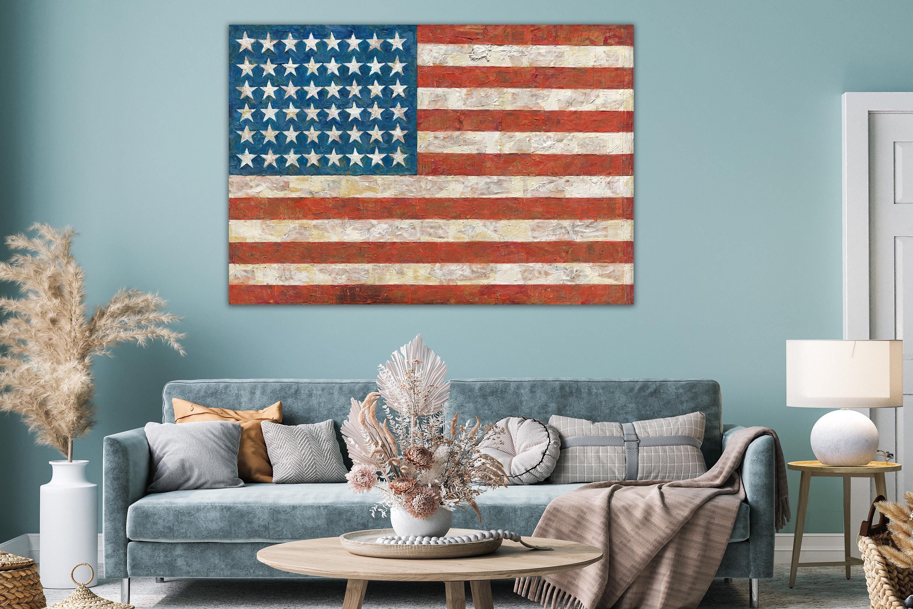 Jasper johns flag - Etsy 日本