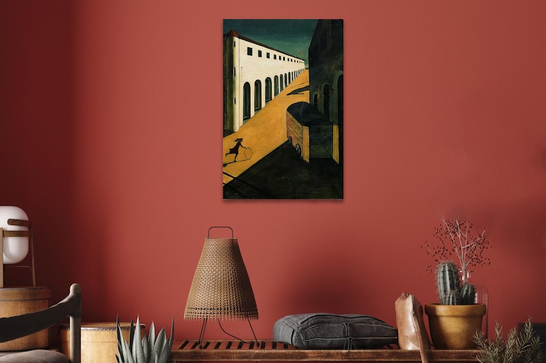 Mystery and Melancholy of a Street Print, Giorgio de Chirico Painting, Fine Art Print, Museum Quality Art, Modern Wall Decor Idea image 6