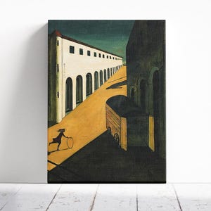Mystery and Melancholy of a Street Print, Giorgio de Chirico Painting, Fine Art Print, Museum Quality Art, Modern Wall Decor Idea