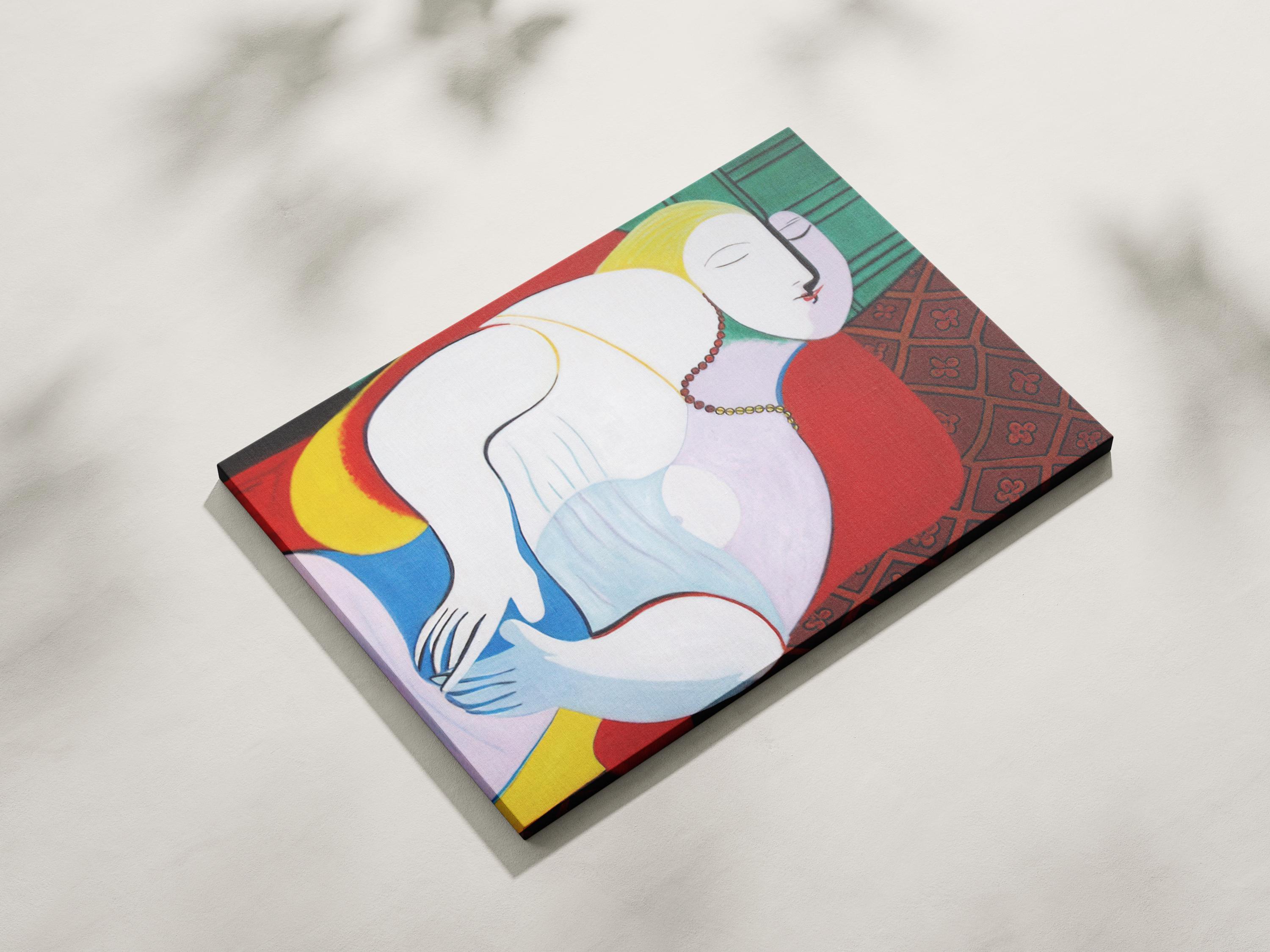 Pablo Picasso the Dream Wall Art, Picasso's Ready to Hang Canvas