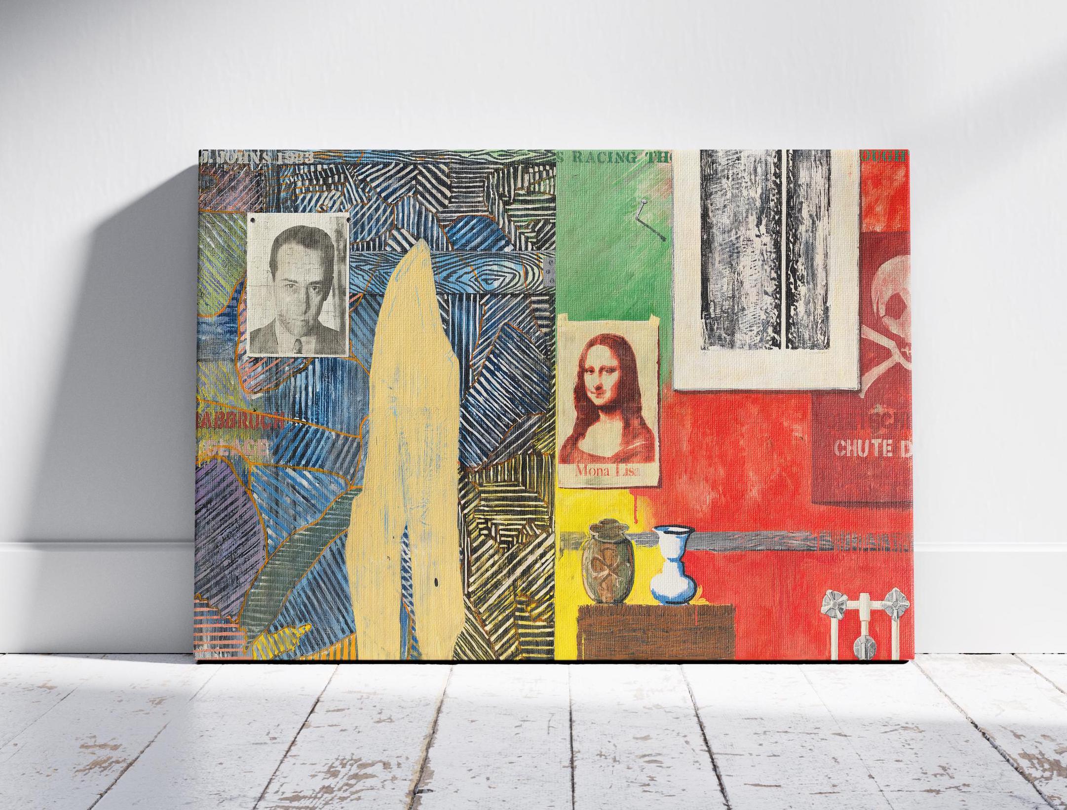 Jasper Johns Racing Thoughts, 1983 Canvas Wall Art, Jasper Johns