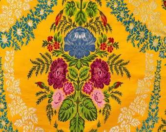 Vintage Silk Bracade Fabric
