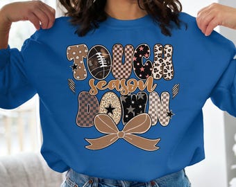Football Mama Shirt Design: Coquette Bow Game Day PNG SVG
